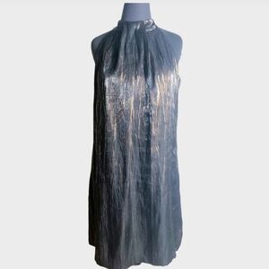 AGB metallic high neck sleeveless dress size 8